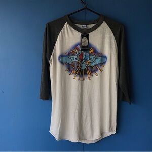 80S Grateful Dead Vintage T-Shirt Summer Tour '82 Rick Griffin Skull Wing Band O